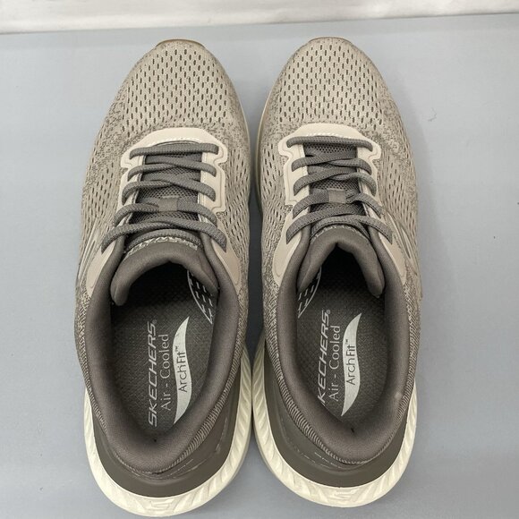 Skechers Go Walk Sneakers Shoe Max Cushioning Arch Fit Comfort Taupe Gray Mens 9 - Picture 9 of 13